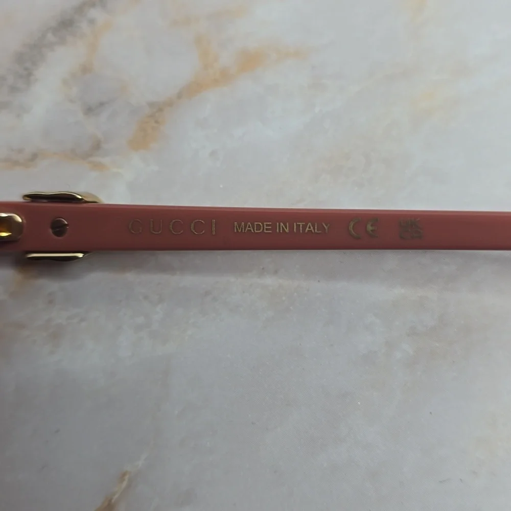 Gucci interlocking G square-frame sunglasses pink
